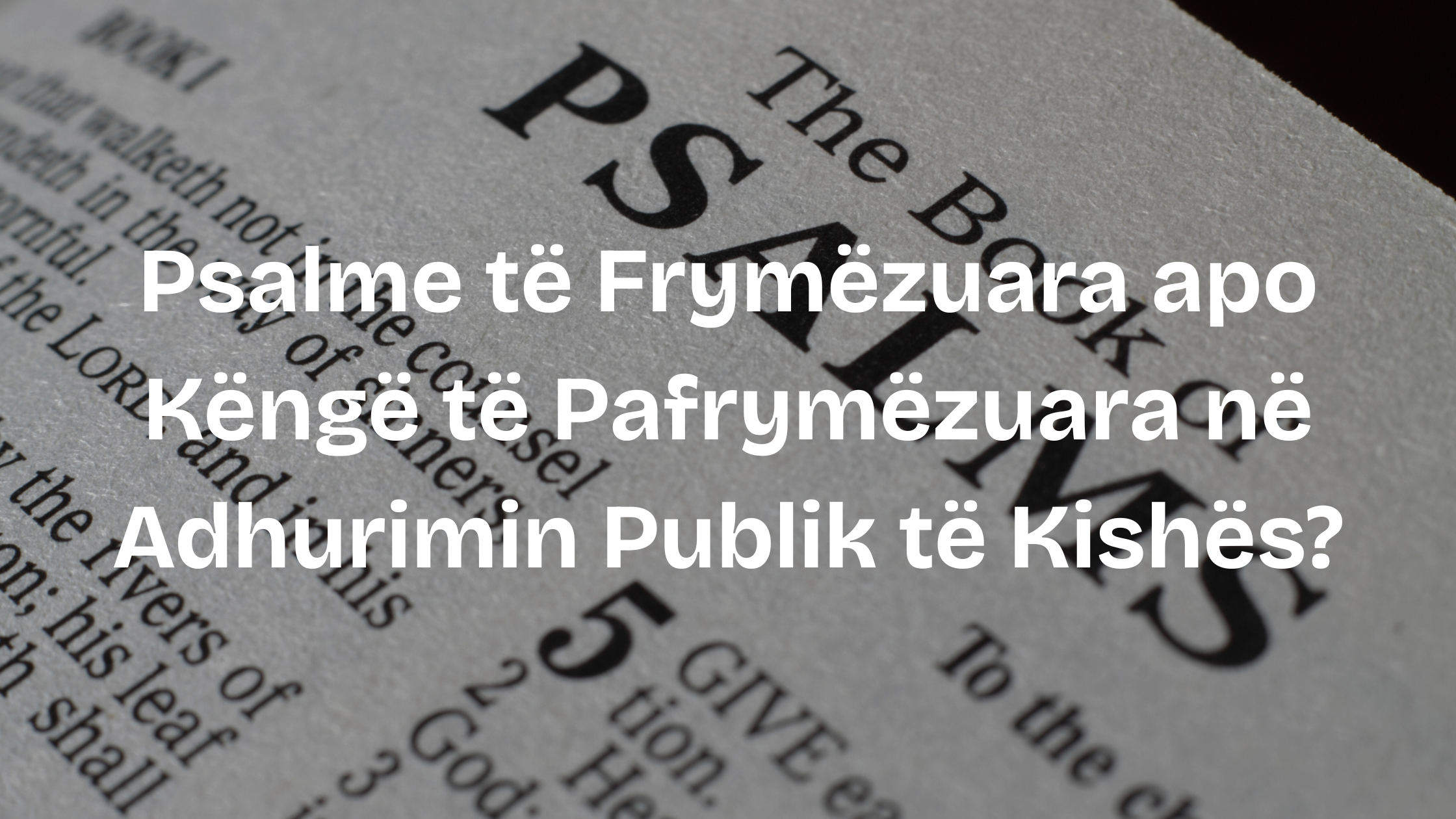 Psalme