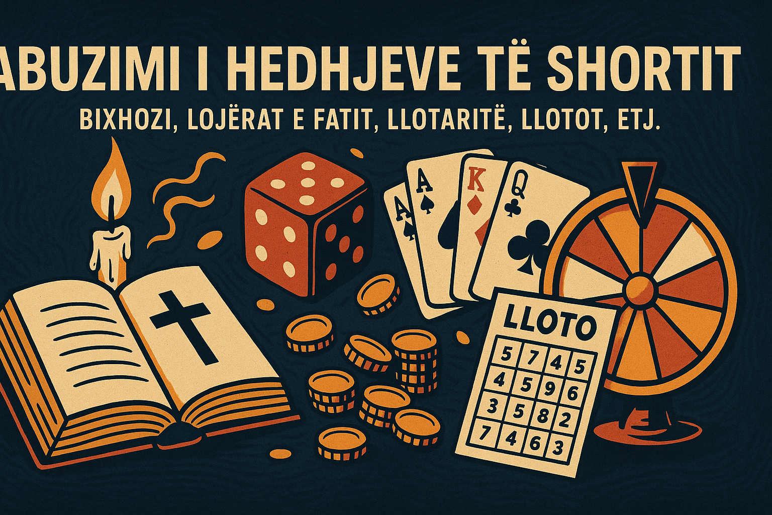 Abuzimi i Hedhjeve të Shortit (Bixhozi, Lojërat e Fatit, Llotaritë, Llotot, etj.)